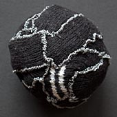 white striped pair ball